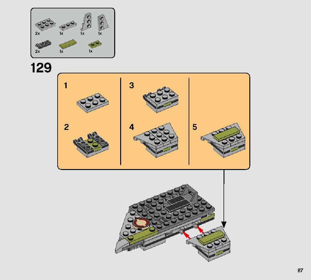 AT-AP ウォーカー 75234 レゴの商品情報 レゴの説明書・組立方法 87 page