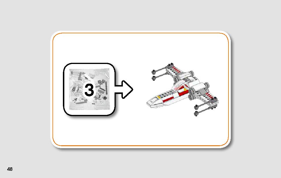 X-Wing Starfighter Trench Run 75235 LEGO information LEGO instructions 48 page