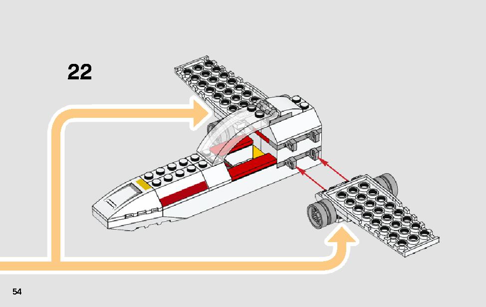 X-Wing Starfighter Trench Run 75235 LEGO information LEGO instructions 54 page