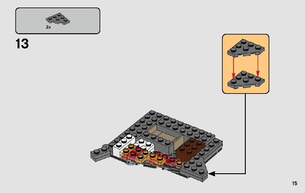 Duel on Starkiller Base 75236 LEGO information LEGO instructions 15 page