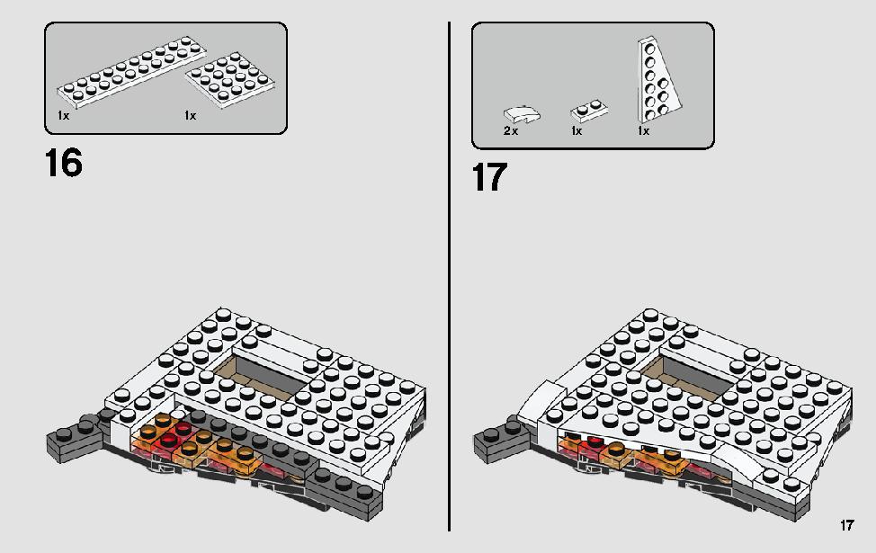 Duel on Starkiller Base 75236 LEGO information LEGO instructions 17 page