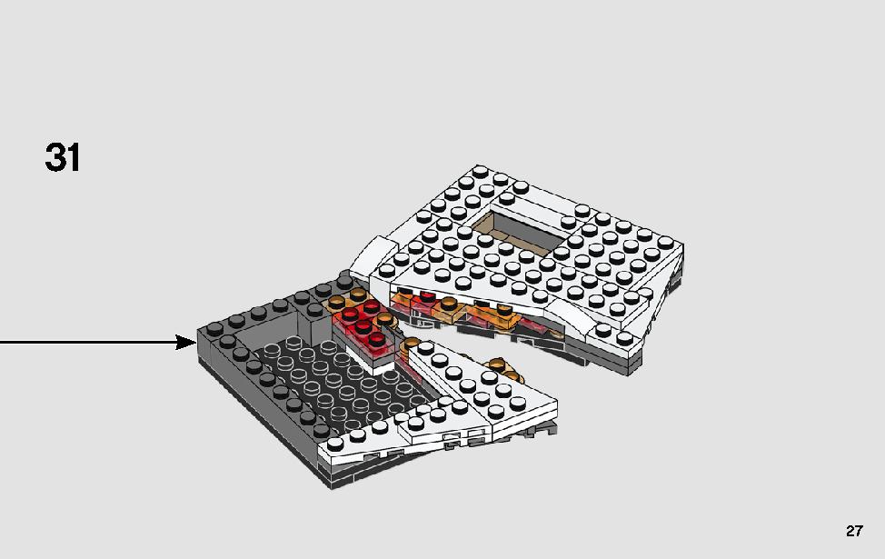Duel on Starkiller Base 75236 LEGO information LEGO instructions 27 page