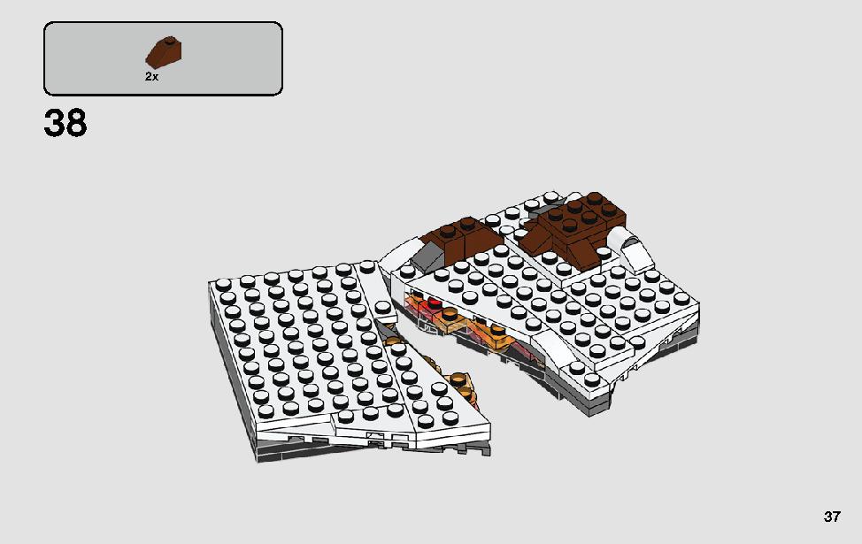 Duel on Starkiller Base 75236 LEGO information LEGO instructions 37 page