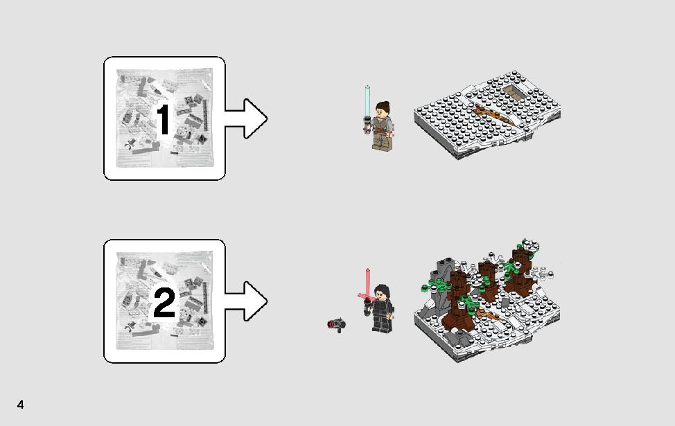 Duel on Starkiller Base 75236 LEGO information LEGO instructions 4 page