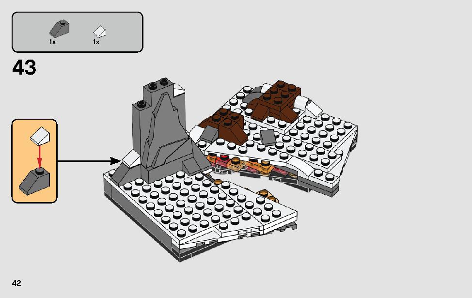 スターキラー基地での決闘 75236 レゴの商品情報 レゴの説明書・組立方法 42 page