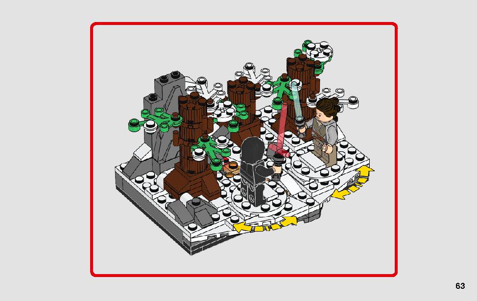 Duel on Starkiller Base 75236 LEGO information LEGO instructions 63 page