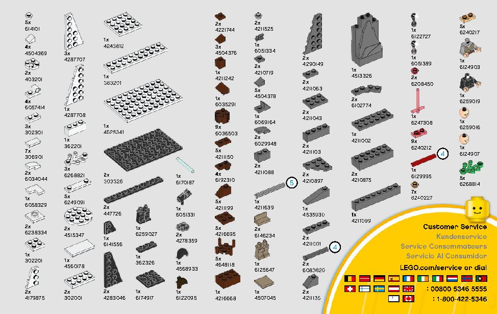 Duel on Starkiller Base 75236 LEGO information LEGO instructions 67 page
