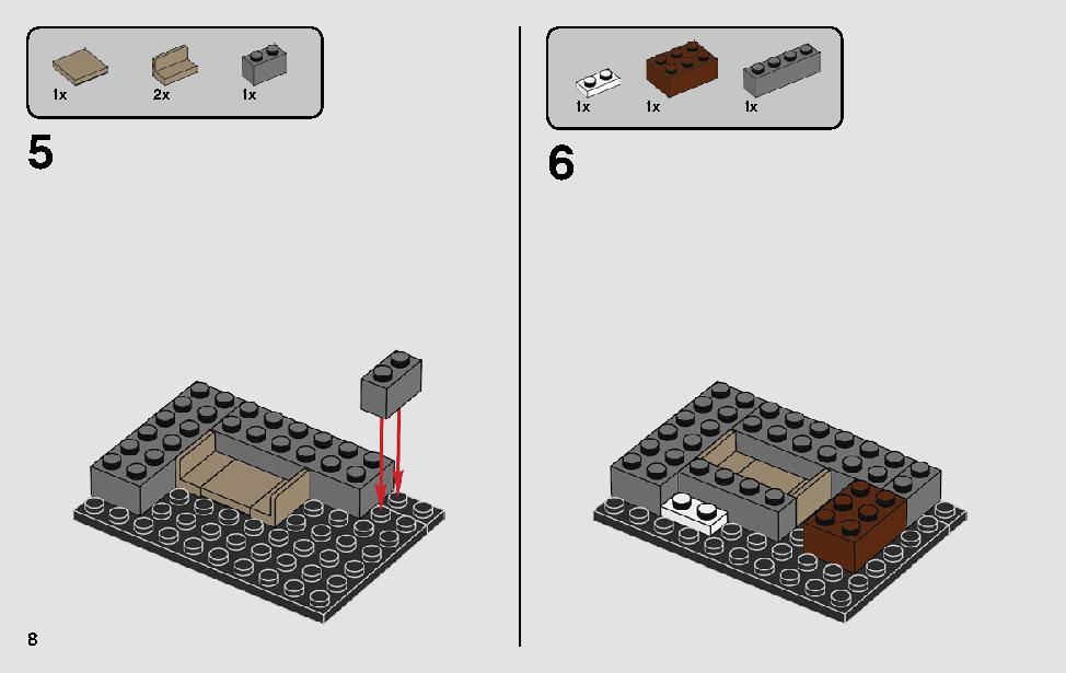 Duel on Starkiller Base 75236 LEGO information LEGO instructions 8 page
