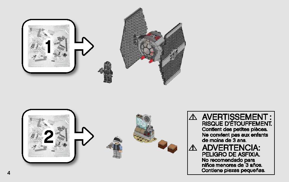 TIE Fighter Attack 75237 LEGO information LEGO instructions 4 page