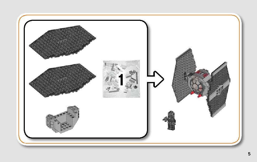 TIE Fighter Attack 75237 LEGO information LEGO instructions 5 page