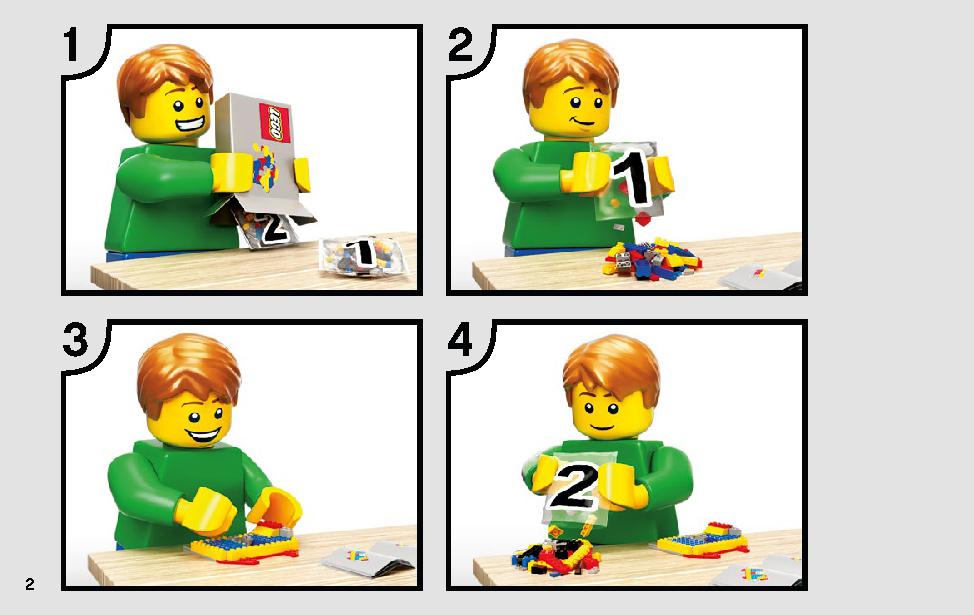 Action Battle Endor Assault 75238 LEGO information LEGO instructions 2 page