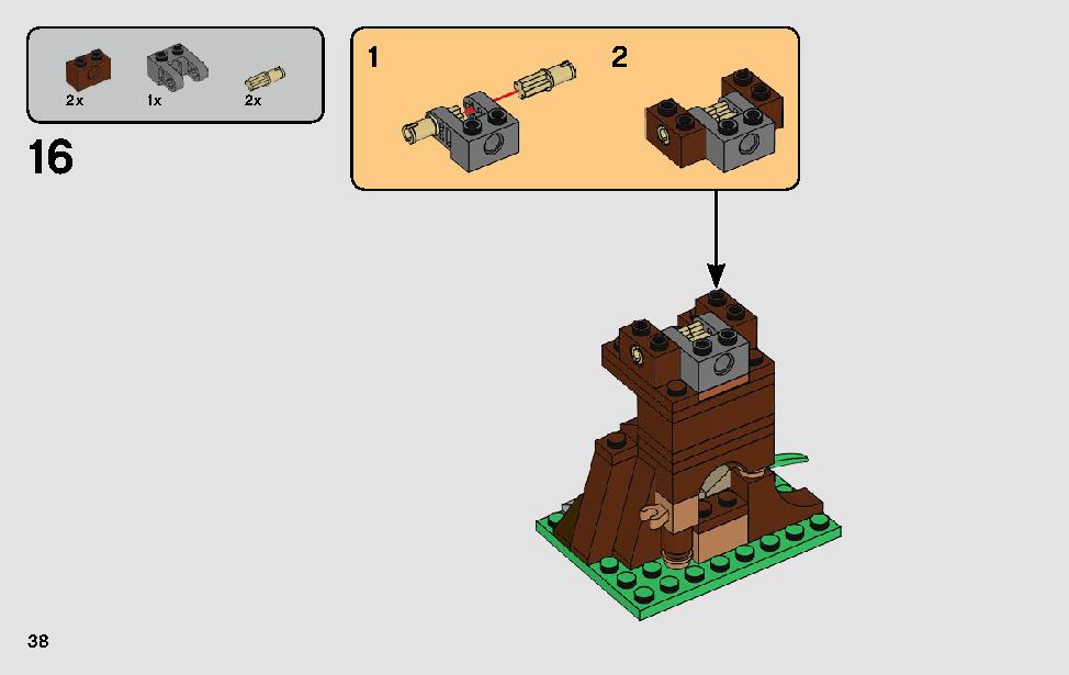 Action Battle Endor Assault 75238 LEGO information LEGO instructions 38 page
