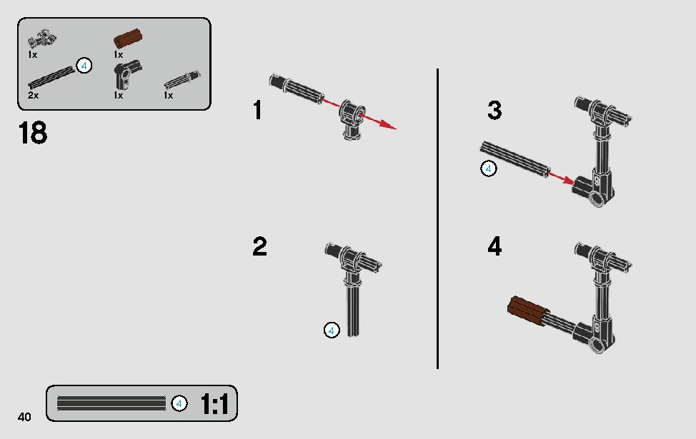 Action Battle Endor Assault 75238 LEGO information LEGO instructions 40 page