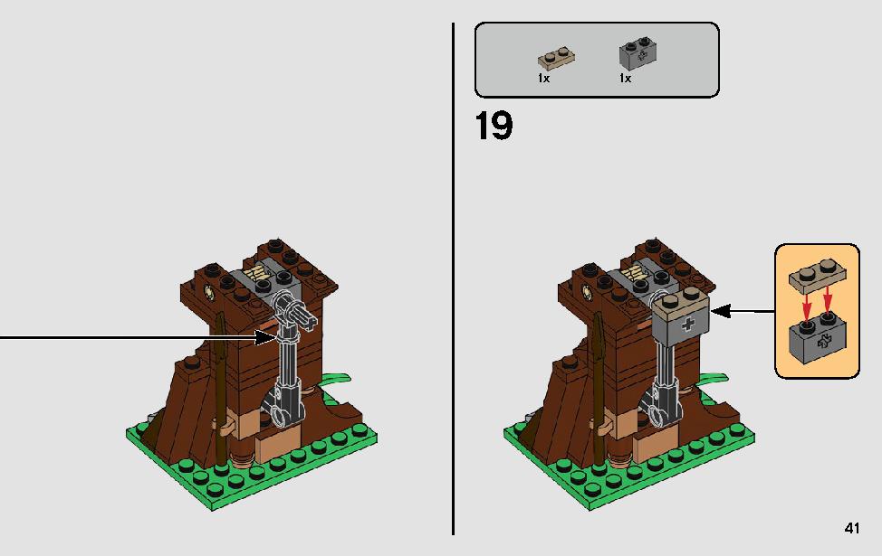 Action Battle Endor Assault 75238 LEGO information LEGO instructions 41 page