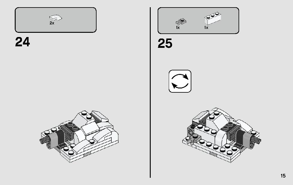 Action Battle Hoth Generator Attack 75239 LEGO information LEGO instructions 15 page