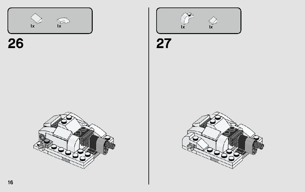 스타워즈 액션 배틀 호스™ 발전기 공격 75239 레고 세트 제품정보 레고 조립설명서 16 page