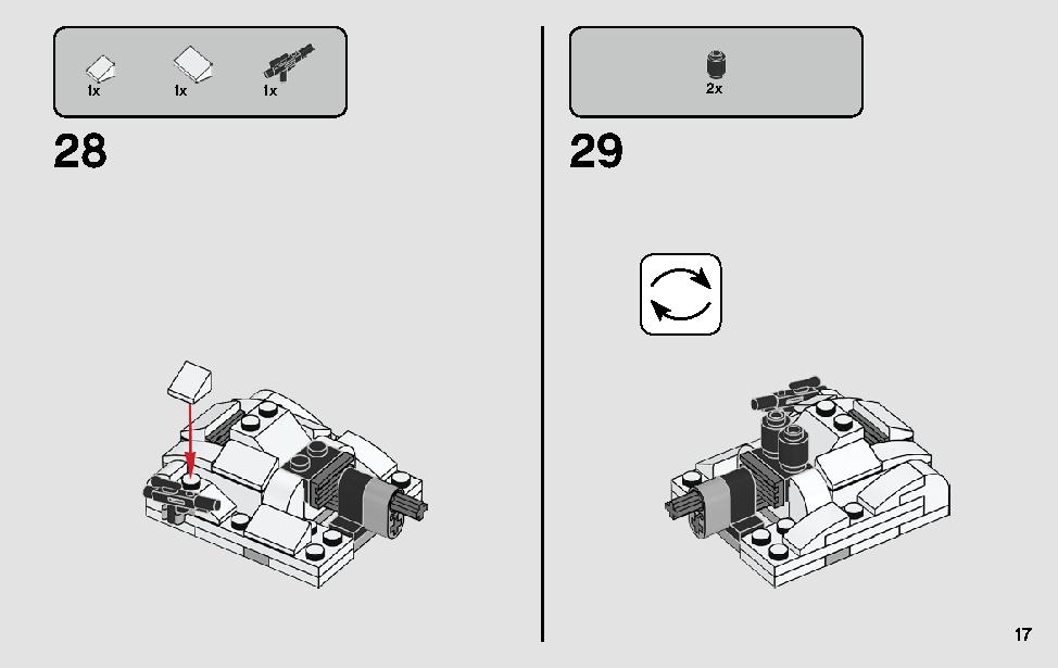 Action Battle Hoth Generator Attack 75239 LEGO information LEGO instructions 17 page
