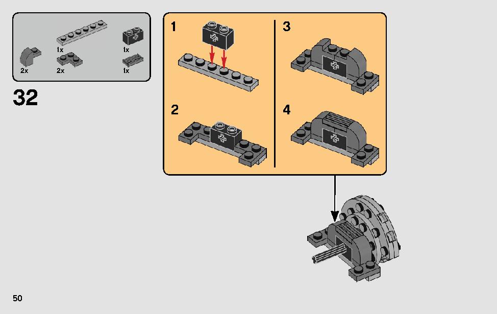 アクションバトル ホス™ の攻撃 75239 レゴの商品情報 レゴの説明書・組立方法 50 page
