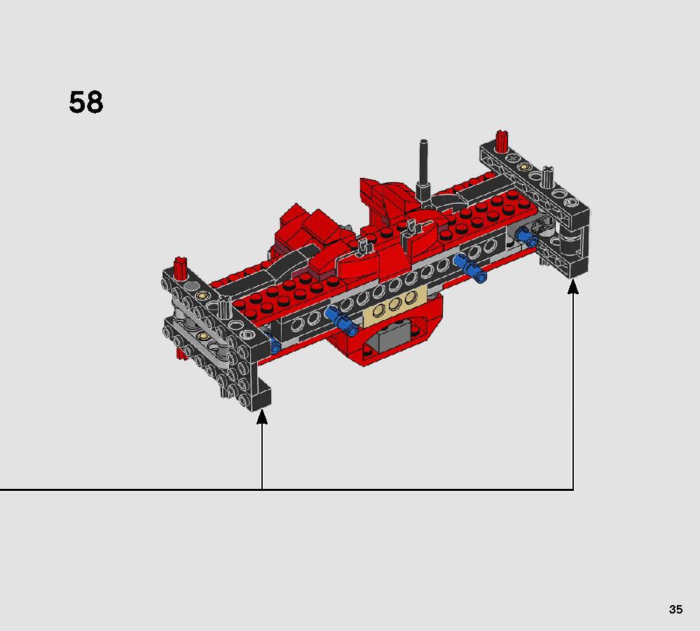 ヴォンレグ少佐のタイ・ファイター™ 75240 レゴの商品情報 レゴの説明書・組立方法 35 page