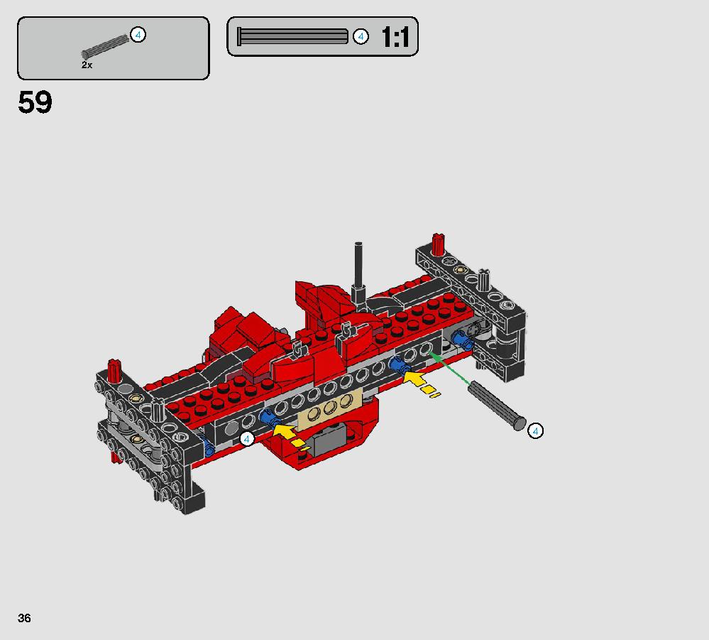 Major Vonreg’s TIE Fighter 75240 LEGO information LEGO instructions 36 page