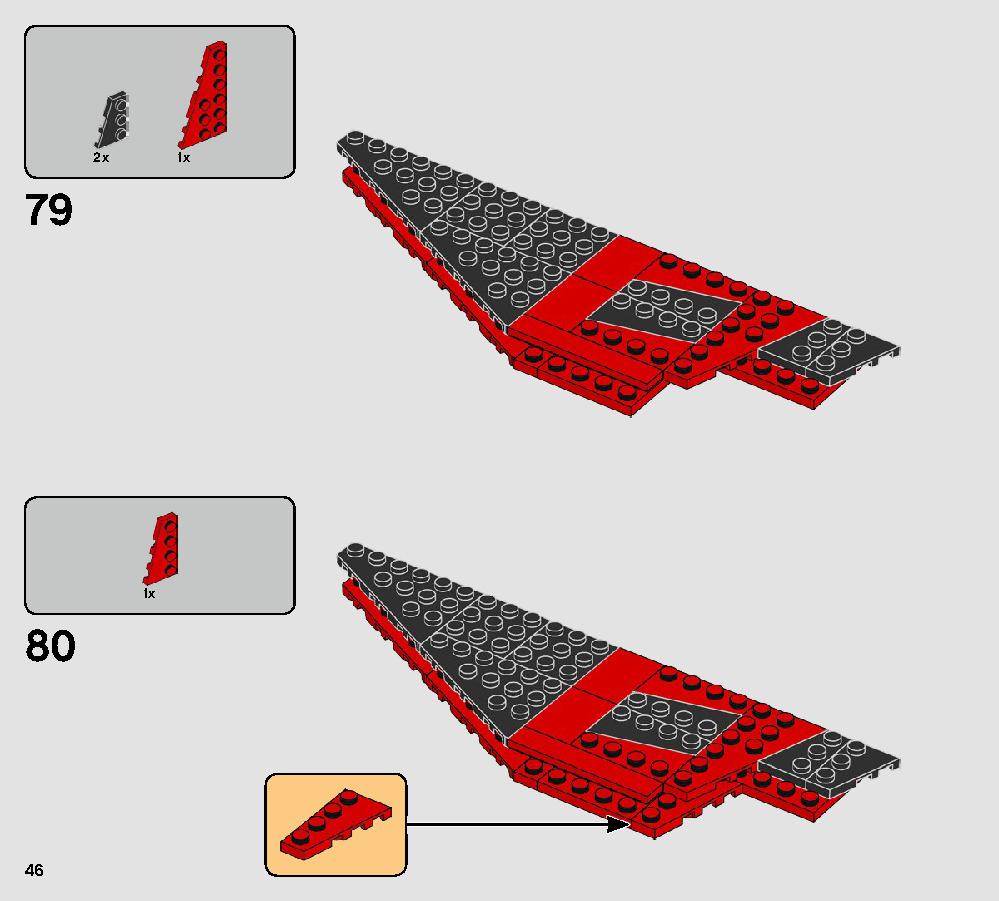 Major Vonreg’s TIE Fighter 75240 LEGO information LEGO instructions 46 page