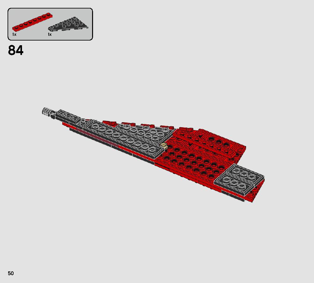 Major Vonreg’s TIE Fighter 75240 LEGO information LEGO instructions 50 page