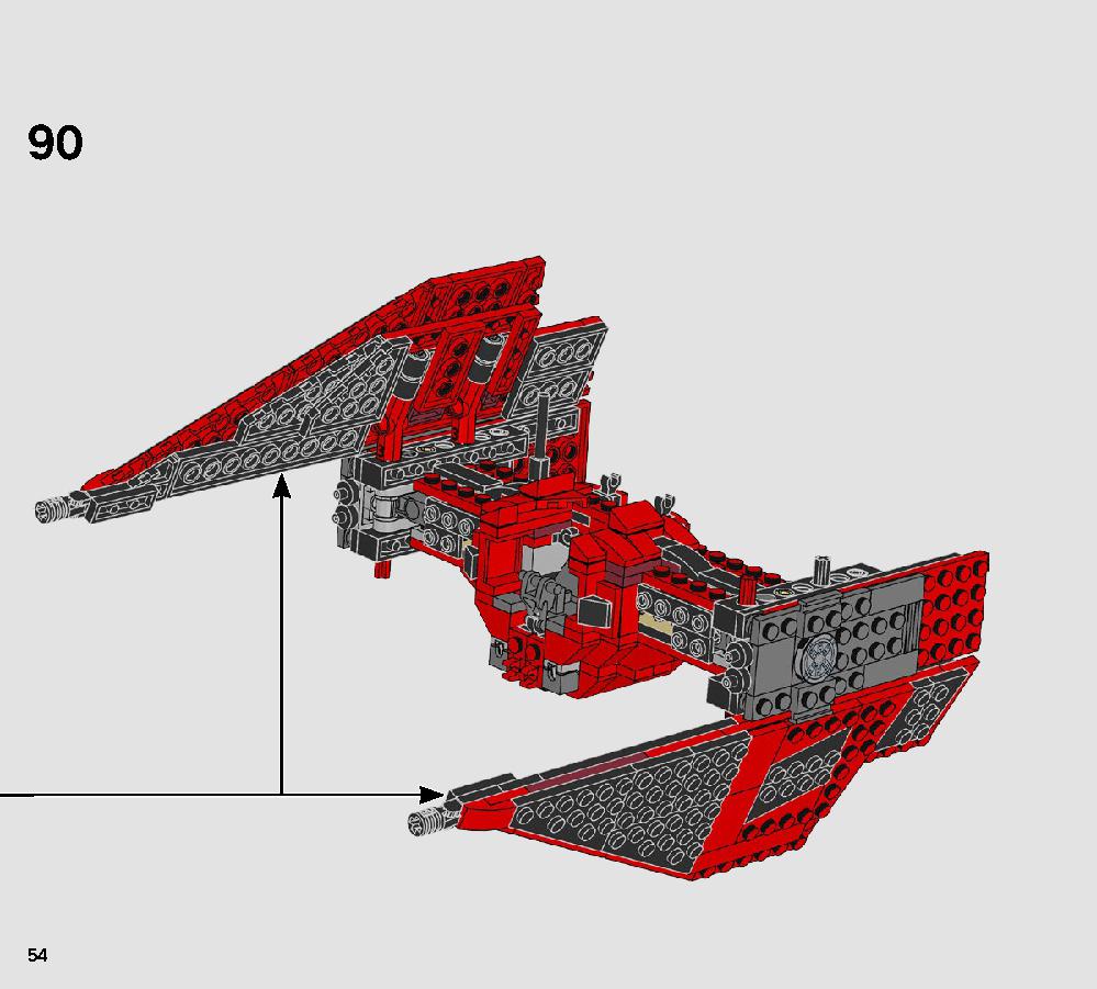 Major Vonreg’s TIE Fighter 75240 LEGO information LEGO instructions 54 page