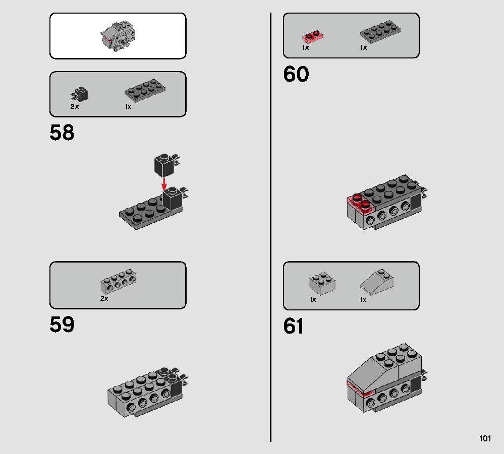 Action Battle Echo Base Defense 75241 LEGO information LEGO instructions 101 page