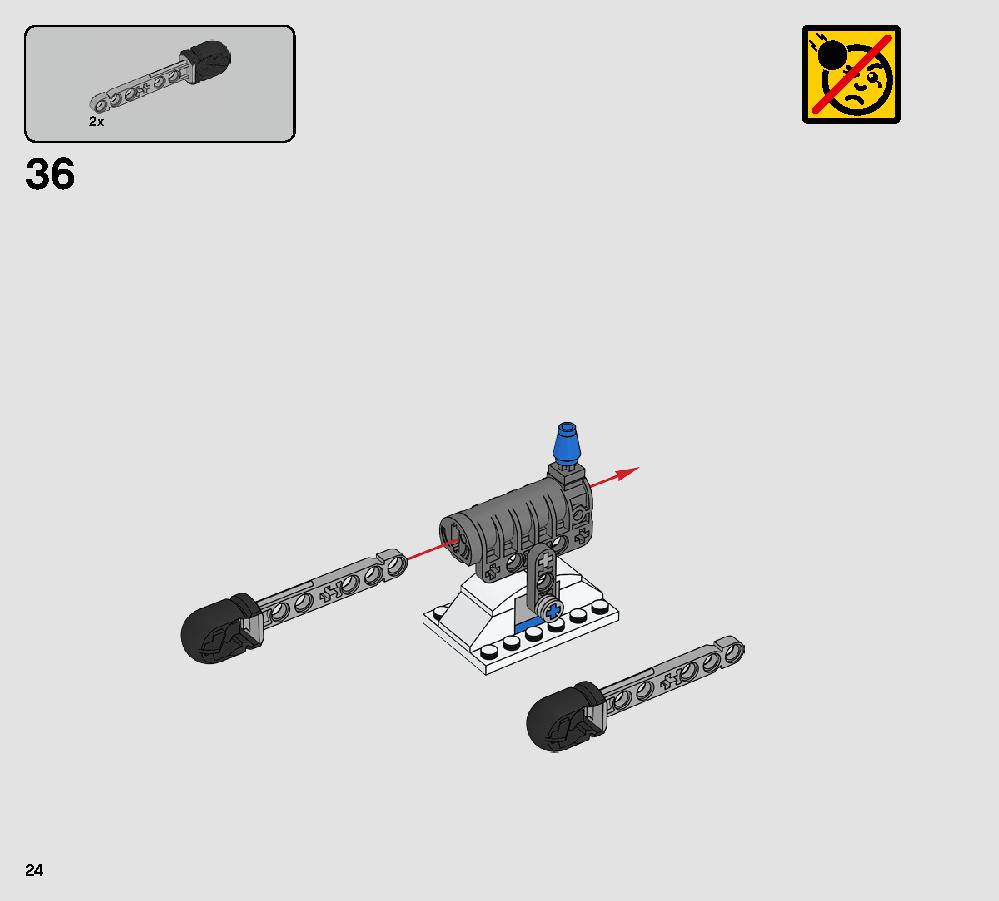 Action Battle Echo Base Defense 75241 LEGO information LEGO instructions 24 page