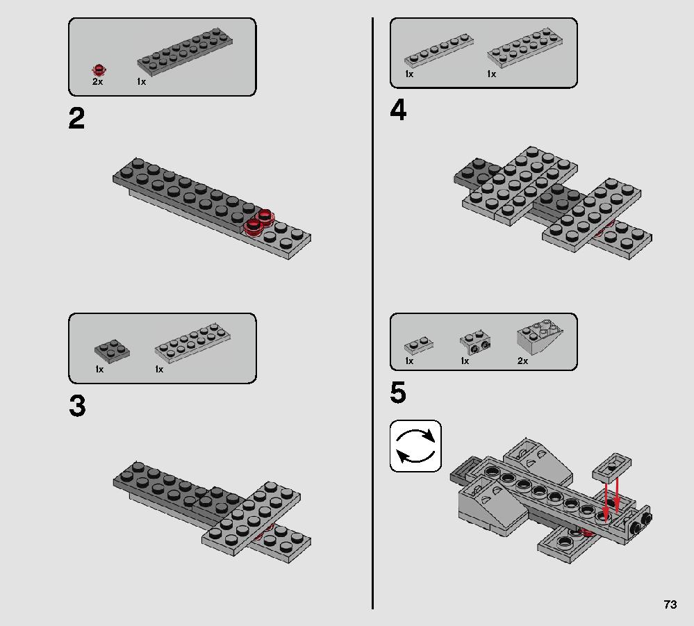 Action Battle Echo Base Defense 75241 LEGO information LEGO instructions 73 page
