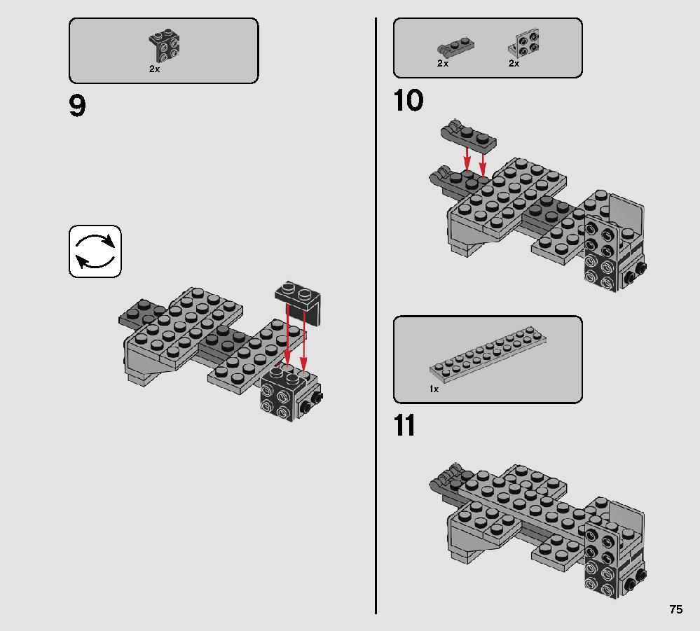 Action Battle Echo Base Defense 75241 LEGO information LEGO instructions 75 page