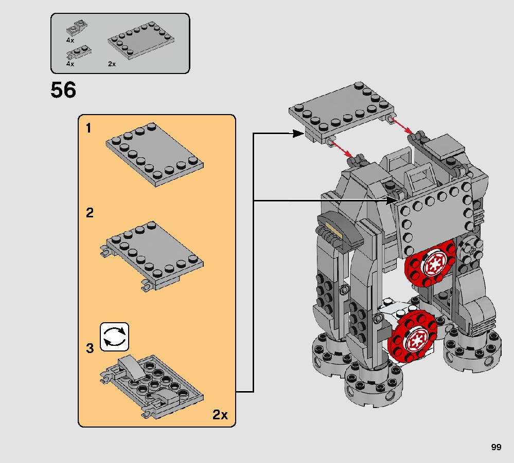 Action Battle Echo Base Defense 75241 LEGO information LEGO instructions 99 page