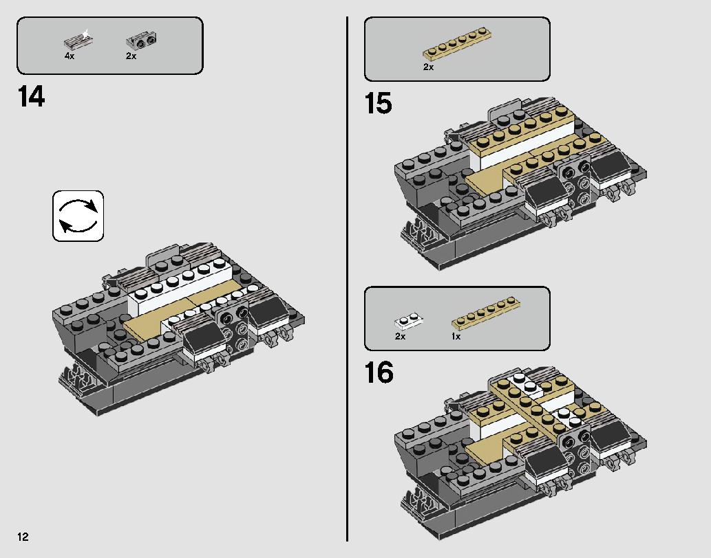 Black Ace TIE Interceptor 75242 LEGO information LEGO instructions 12 page
