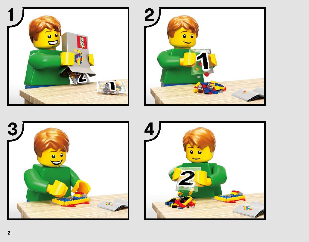 Black Ace TIE Interceptor 75242 LEGO information LEGO instructions 2 page