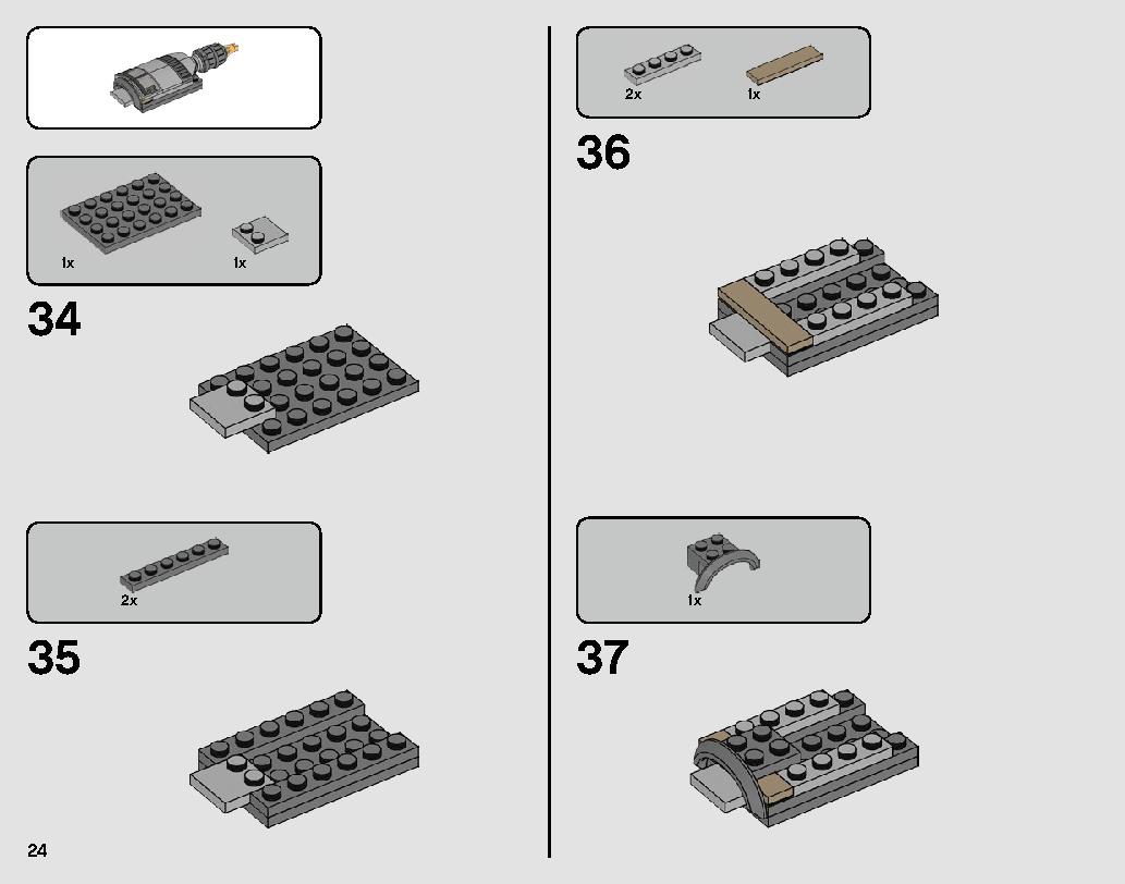 Black Ace TIE Interceptor 75242 LEGO information LEGO instructions 24 page