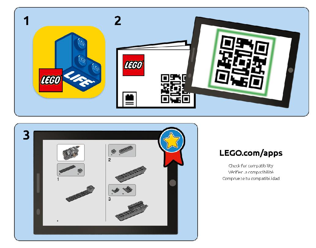 Black Ace TIE Interceptor 75242 LEGO information LEGO instructions 3 page