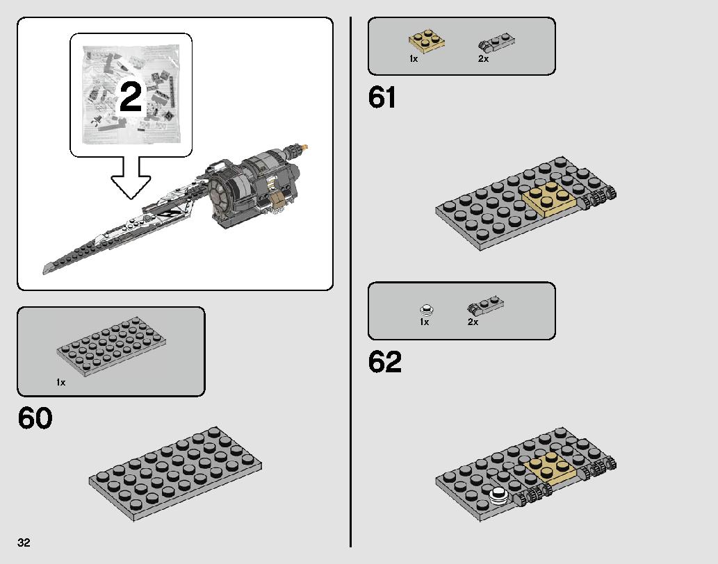 Black Ace TIE Interceptor 75242 LEGO information LEGO instructions 32 page