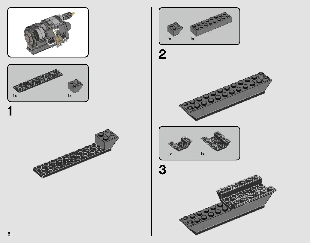 Black Ace TIE Interceptor 75242 LEGO information LEGO instructions 6 page