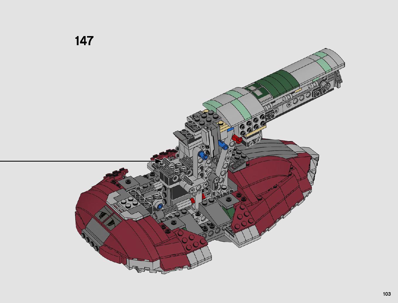 Slave I - 20th Anniversary Edition 75243 LEGO information LEGO instructions 103 page