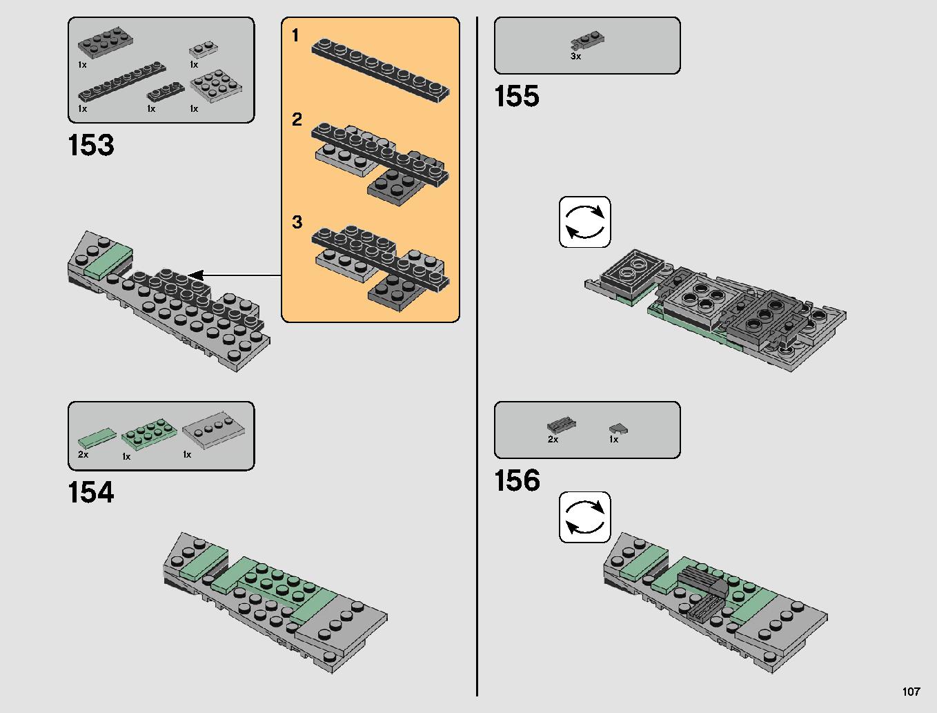 スレーヴl™ – 20周年記念モデル 75243 レゴの商品情報 レゴの説明書・組立方法 107 page