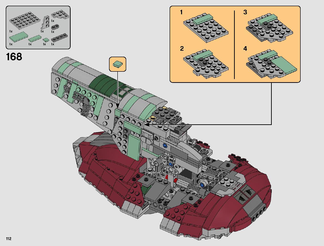 Slave I - 20th Anniversary Edition 75243 LEGO information LEGO instructions 112 page