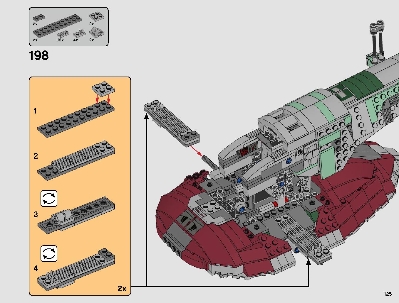 Slave I - 20th Anniversary Edition 75243 LEGO information LEGO instructions 125 page