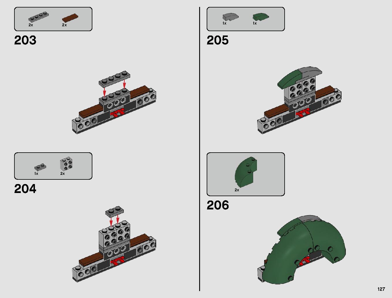Slave I - 20th Anniversary Edition 75243 LEGO information LEGO instructions 127 page