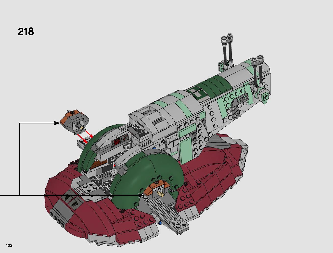 Slave I - 20th Anniversary Edition 75243 LEGO information LEGO instructions 132 page