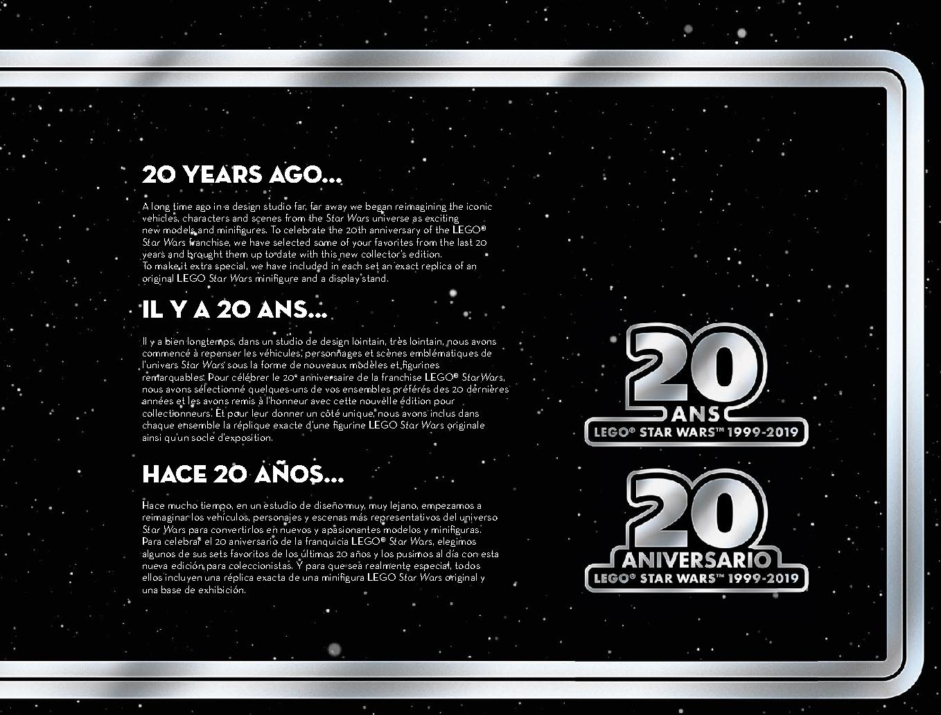 Slave I - 20th Anniversary Edition 75243 LEGO information LEGO instructions 3 page