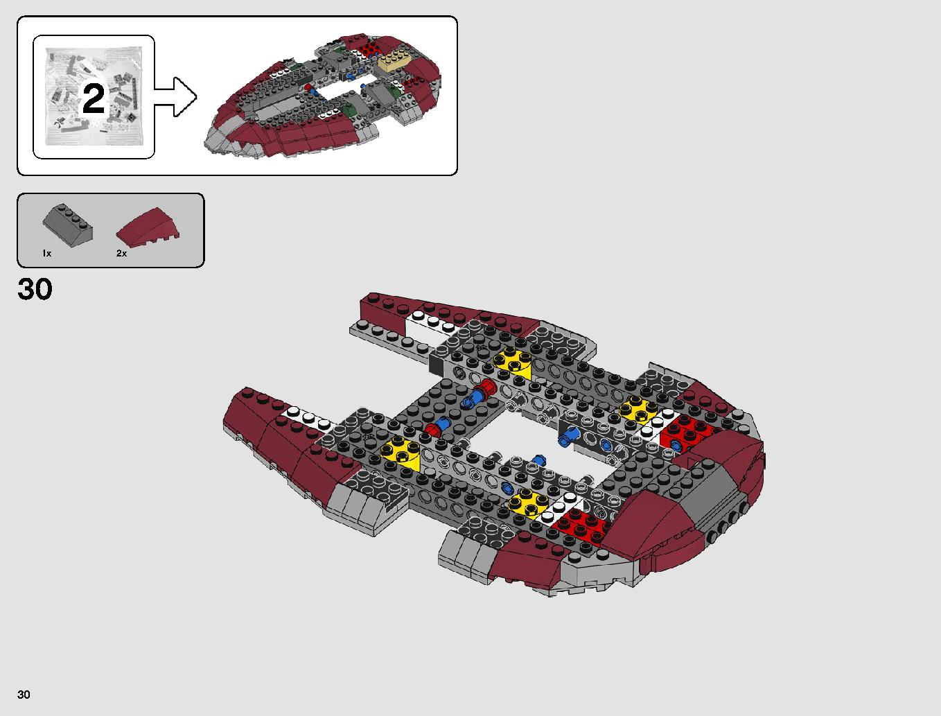 Slave I - 20th Anniversary Edition 75243 LEGO information LEGO instructions 30 page