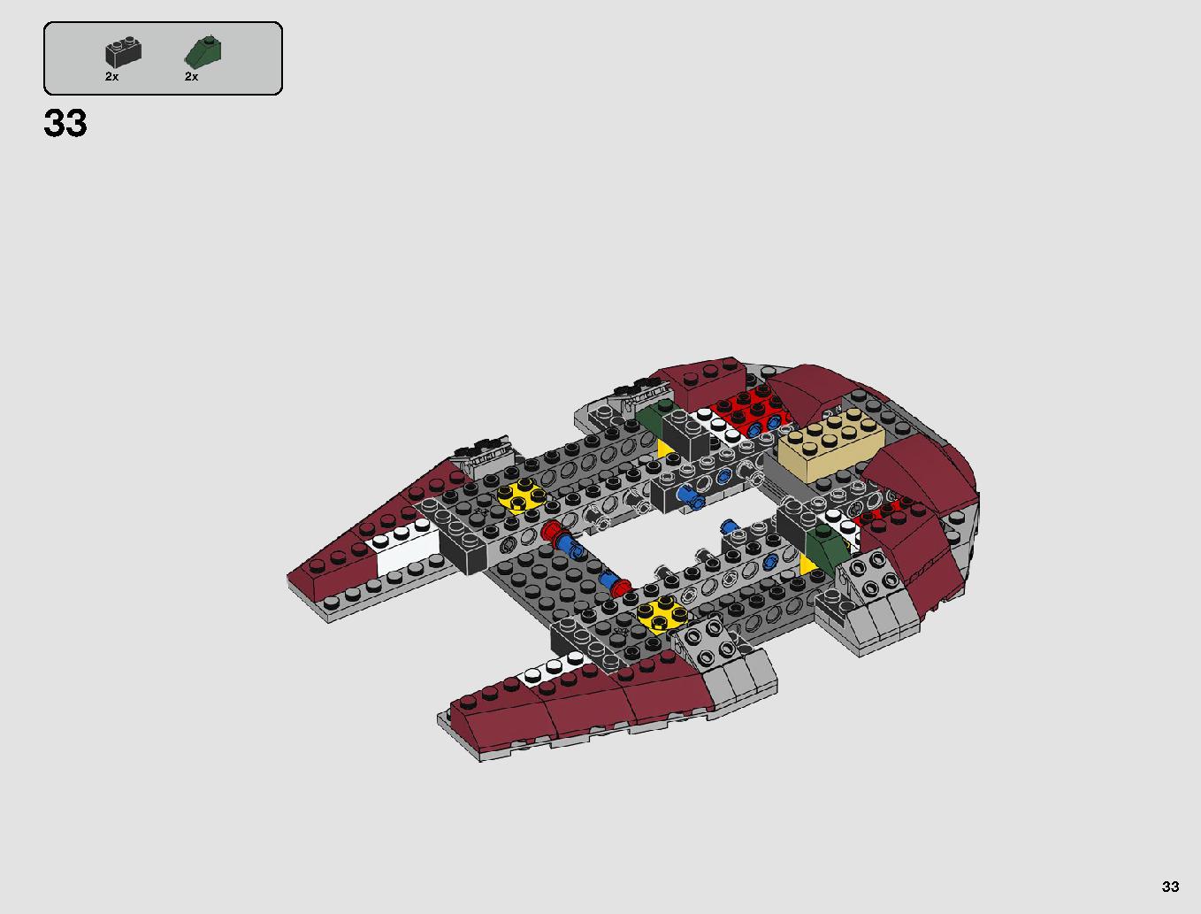 Slave I - 20th Anniversary Edition 75243 LEGO information LEGO instructions 33 page