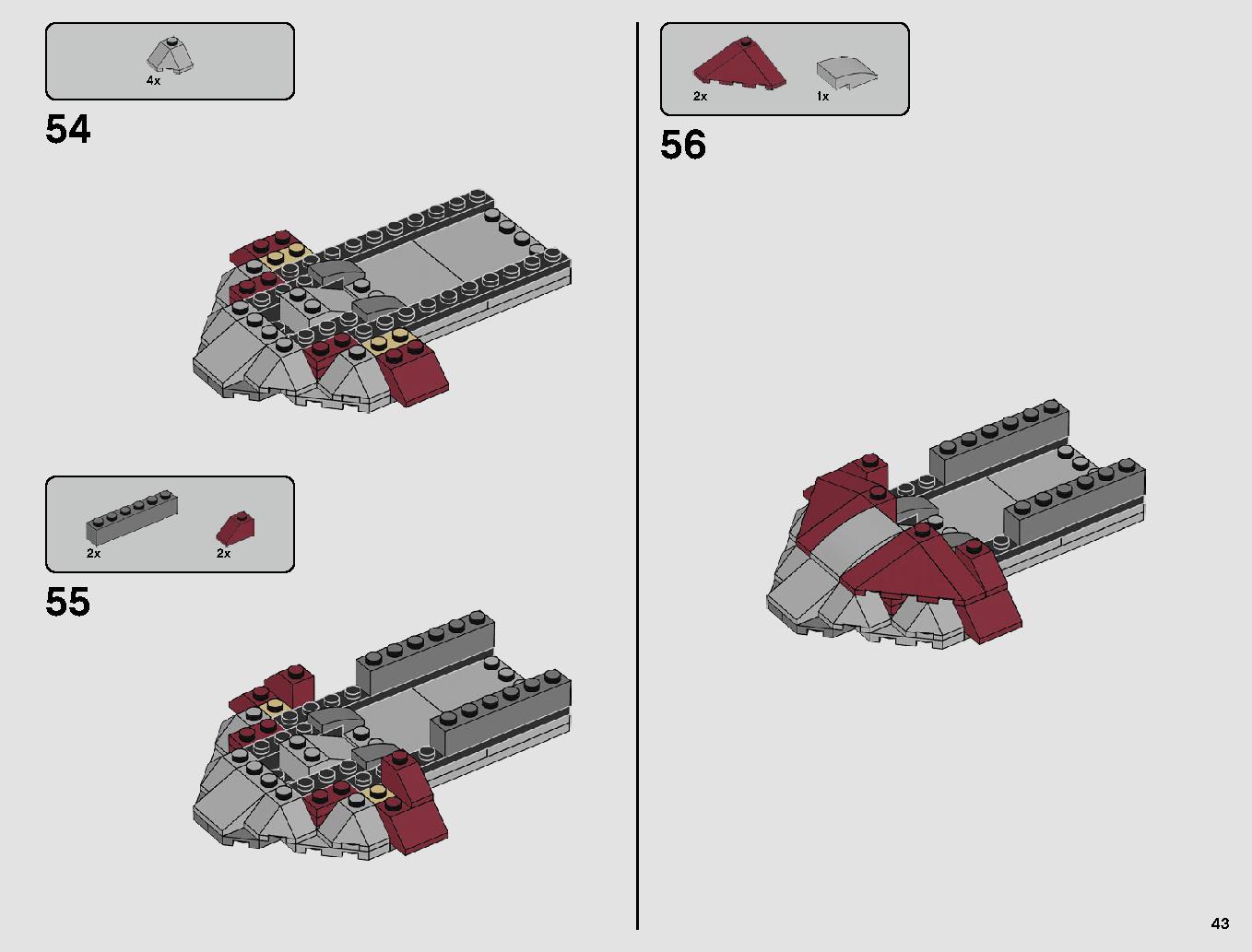 スレーヴl™ – 20周年記念モデル 75243 レゴの商品情報 レゴの説明書・組立方法 43 page