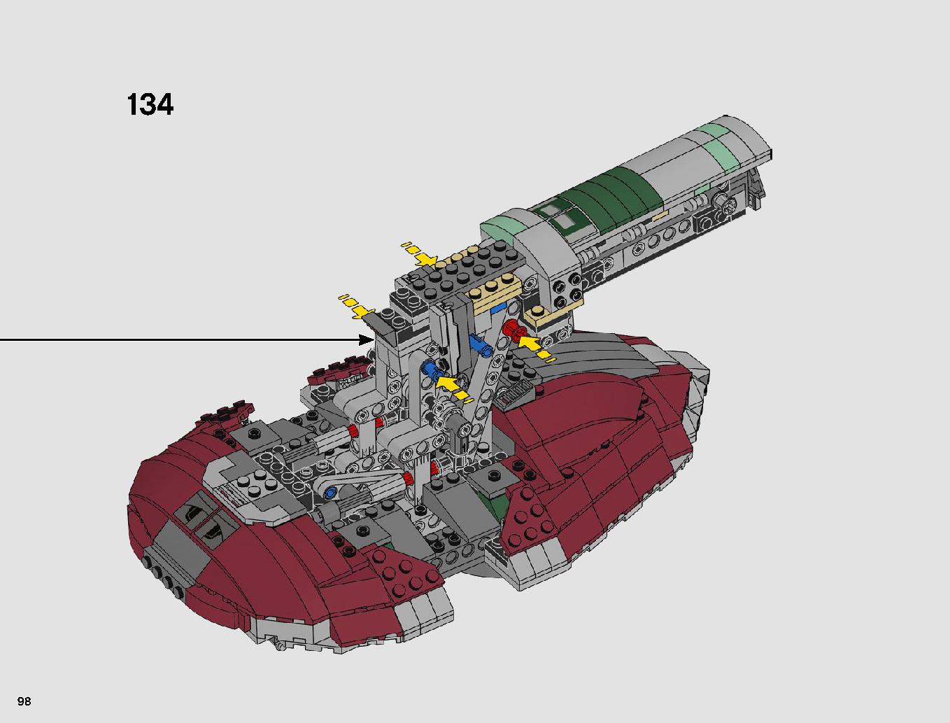 スレーヴl™ – 20周年記念モデル 75243 レゴの商品情報 レゴの説明書・組立方法 98 page