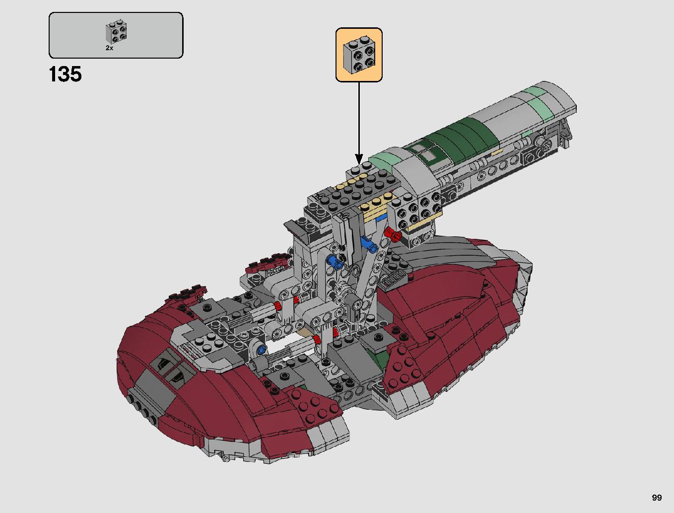 Slave I - 20th Anniversary Edition 75243 LEGO information LEGO instructions 99 page
